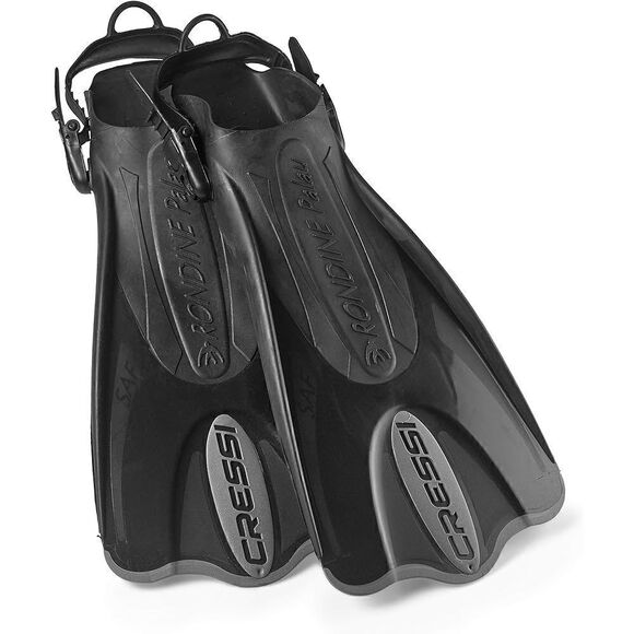 Cressi Palau SAF, Black, men’s size 6-8 snorkeling fins - Picture 1 of 7